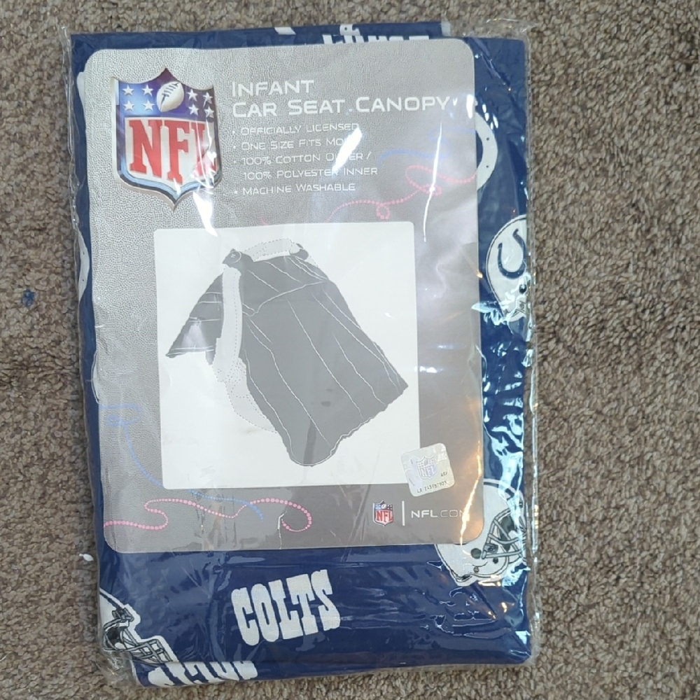 Infant Colts NFL Carseat Canopy